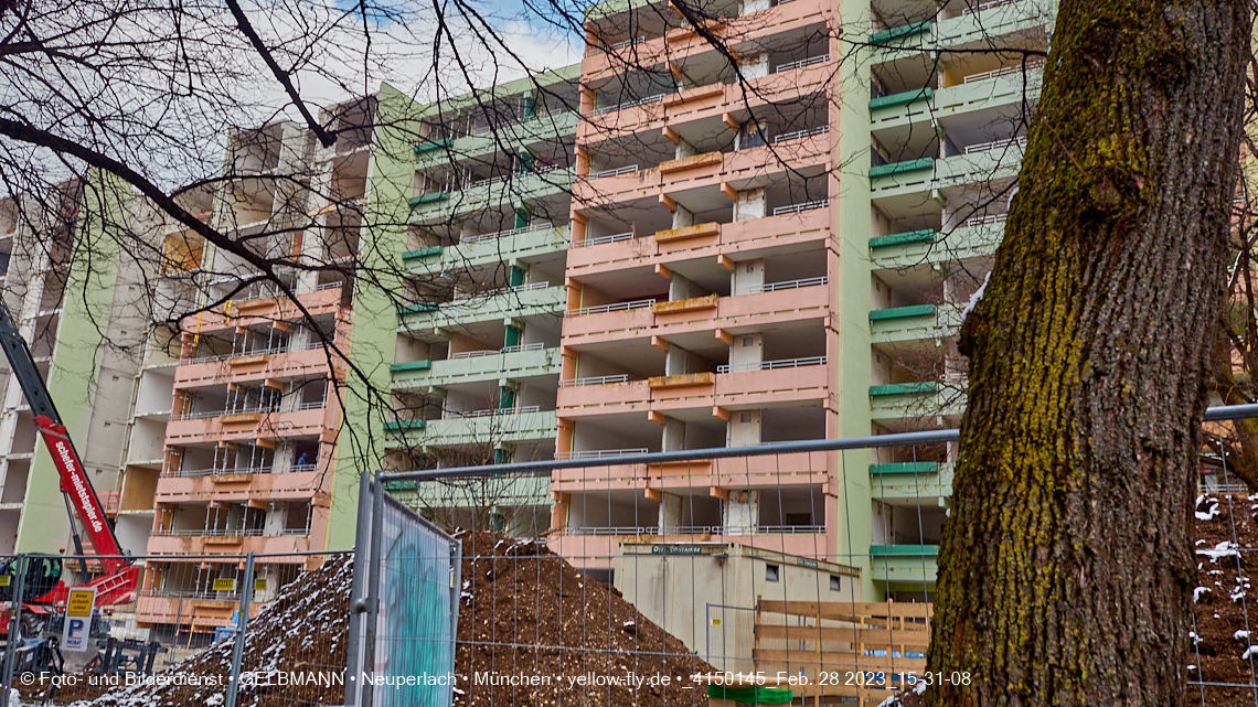 28.02.2023 - Sanierung in der Kurt-Eisner Straße Neuperlach